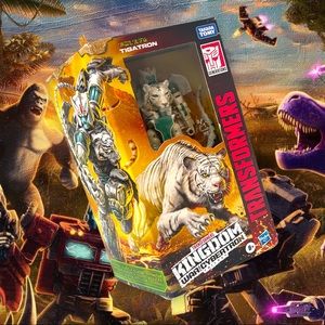 Transformers Kingdom War For Cybertron Trilogy Collection Tigatron Figure Deluxe